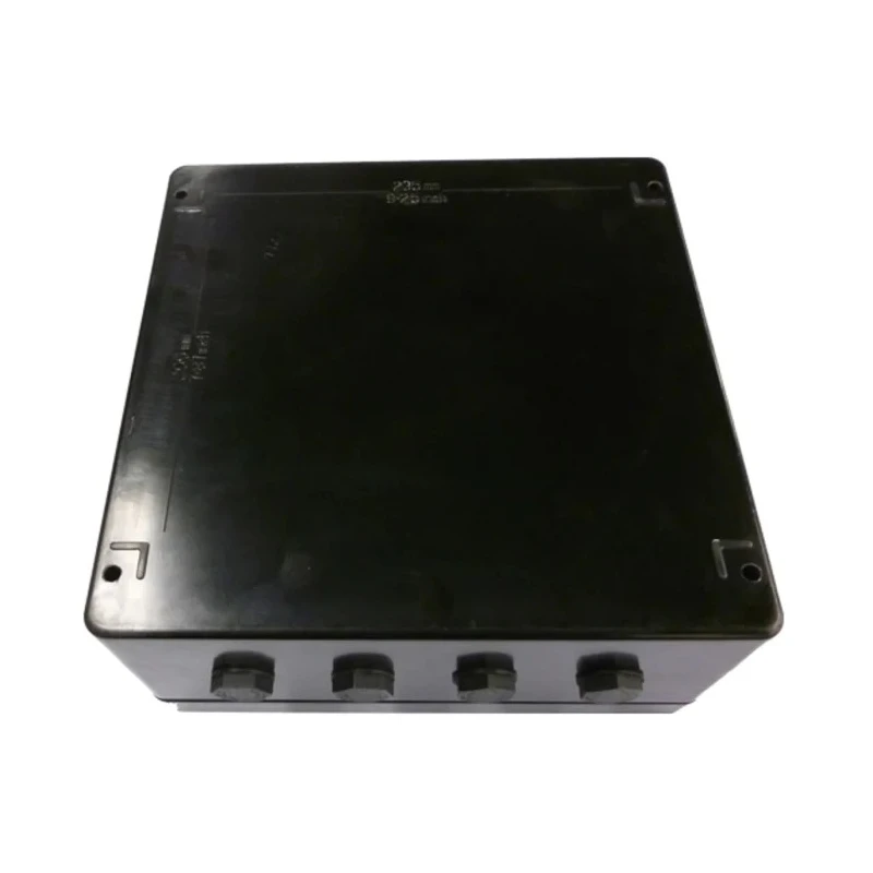 CE-TEK CEP-PA Series Black Glass Reinforced Polyester Junction Box IP66 IECEx 250mm x 120mm x 255mm CEP252512PI