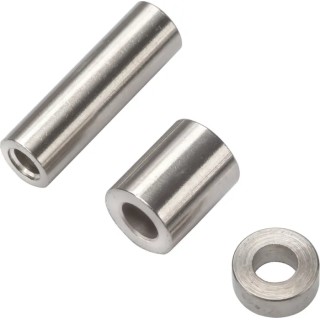 Wurth Elektronik Brass Round Spacer for 3.2 mm PCB Hole, 11 mm Height, Nickel-Plated 963110042