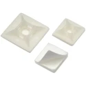 Wurth Elektronik Natural Polyamide 66 Cable Clip Self-Adhesive 13 mm x 13 mm x 3.2 mm 530909100