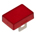 Saia-Burgess Red Rectangular Push Button Lens for Use with Push Button 461412-605
