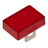 Saia-Burgess Red Rectangular Push Button Lens for Use with Push Button 461412-605