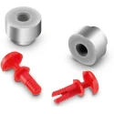 Wurth Elektronik 4.5 mm High Nylon Snap Rivet Support for 2.5 mm PCB Hole 7009776