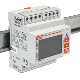 Lovato Electric 3 Phase Digital LCD Energy Meter Class 0.5s Accuracy - DMED310T2