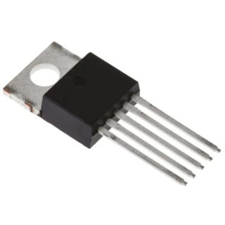onsemi 5-Channel Boost Buck Adjustable Switching Regulator 3A 37V 63kHz TO-220 5-Pin LM2576TV-ADJG