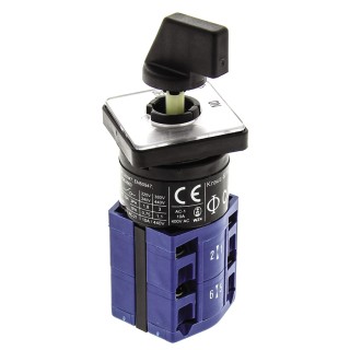 Kraus & Naimer 2 Position 3 Pole Rotary Knob Actuator Rotary Switch 10 A CG4.A292/GBA122.EF