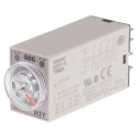 Omron H3Y-4 Series DIN Rail Surface Mount Timer Relay 24 V AC/DC 2 to 60 s ON Delay 4PDT Switch H3Y-4 DC24 60S