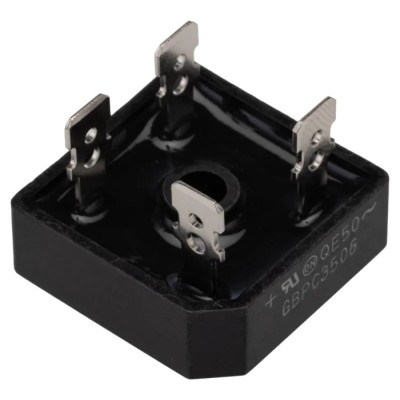 onsemi Bridge Rectifier, 600 V, 400 A, 4-Pin Single GBPC3506
