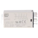 Omron H3Y-4 Series DIN Rail Surface Mount Timer Relay 24V AC/DC 0.2 to 5 min ON Delay 4-Contact 4PDT Switch H3Y-4 DC24 5M