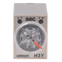 Omron DIN Rail Surface Mount Timer Relay 4-Contact 125 V dc 24V ac 1 to 30 s ON Delay 4PDT Switch H3Y-4 AC24 30S