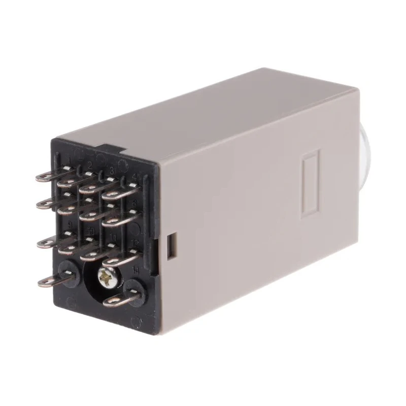 Omron DIN Rail Surface Mount Timer Relay 4-Contact 125 V dc 24V ac 1 to 30 s ON Delay 4PDT Switch H3Y-4 AC24 30S