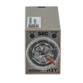 Omron DIN Rail Surface Mount Timer Relay, 4-Contact 4PDT, 125 V dc 200-230 V ac, 0.5 to 10 s ON Delay H3Y-4 AC200-230 10S