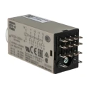 Omron DIN Rail Surface Mount Timer Relay, 4-Contact 4PDT, 125 V dc 200-230 V ac, 0.5 to 10 s ON Delay H3Y-4 AC200-230 10S