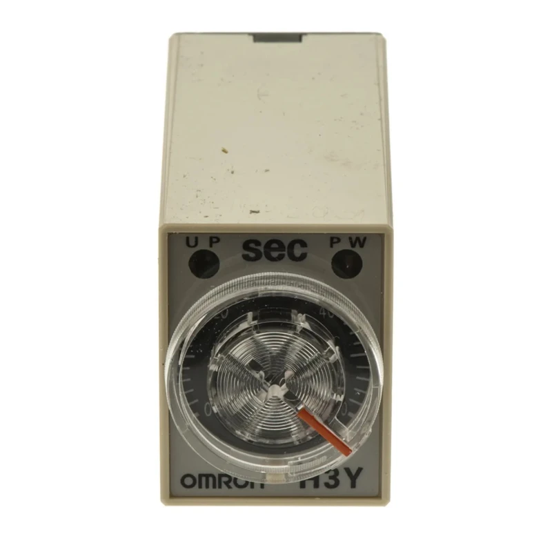 Omron Timer Relay, DIN Rail Surface Mount, 4-Contact 4PDT, ON Delay, 24 V DC 200-230 V AC, 2 to 60 s H3Y-4 AC200-230 60S