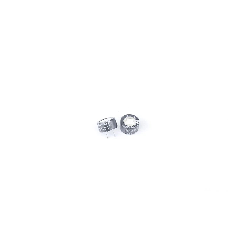 RS PRO 0.22F Electric Double Layer Supercapacitor Through Hole Mount 5.5V DC -20 to 80% Tolerance 184-5064