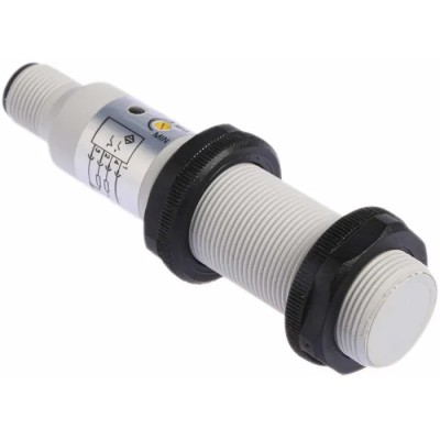 RS PRO Threaded Barrel Capacitive Proximity Sensor 8 mm Detection Range, M18 x 1 Thread, 2-Wire Output, 250 V 184-5608
