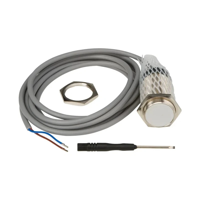RS PRO Threaded Barrel Capacitive Proximity Sensor 10 mm Detection Range, M30 x 1.5 Thread, 2-Wire 300mA 250V AC/DC 184-5613