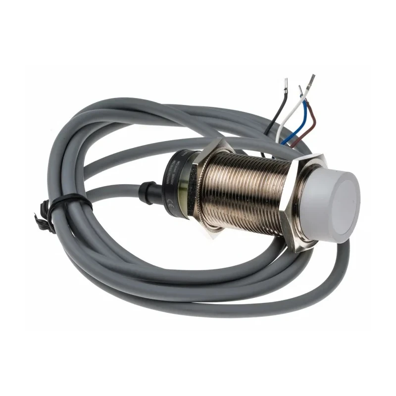 RS PRO Threaded Barrel Capacitive Proximity Sensor M30 x 1.5 15 mm Detection Range NPN Output 30V DC 50Hz 15mA 184-5622