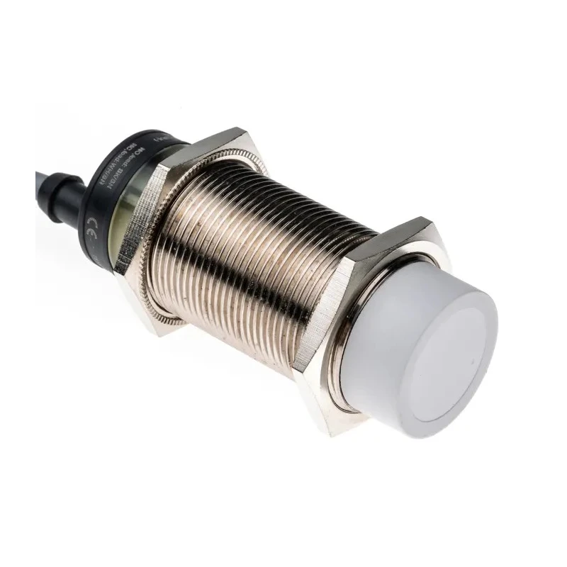 RS PRO Threaded Barrel Capacitive Proximity Sensor M30 x 1.5 15 mm Detection Range NPN Output 30V DC 50Hz 15mA 184-5622