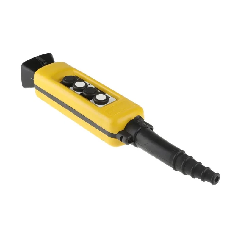 Schneider Electric SPST Push Button Pendant Station 4 Push Buttons Yellow Polypropylene IP65 XACA04SPEC0279