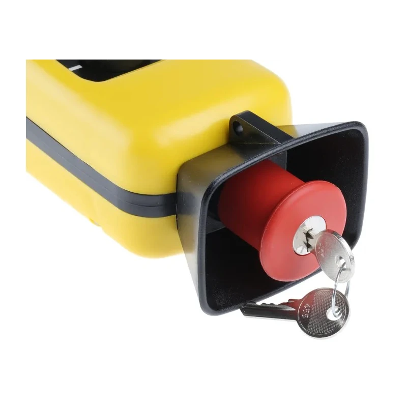 Schneider Electric SPST Push Button Pendant Station 4 Push Buttons Yellow Polypropylene IP65 XACA04SPEC0279