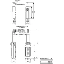 Schneider Electric Harmony Series Black Front Mounting Round Push Button Head, 22mm Cutout Diameter, IP65 XACA9412