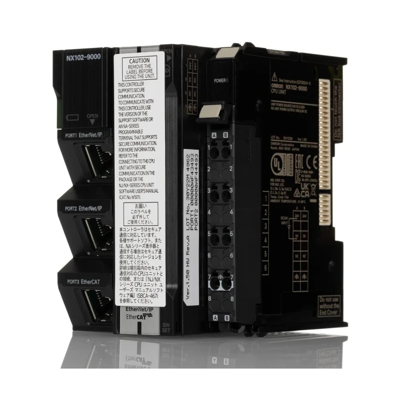 Omron NX102 Series PLC CPU, 4-Input, Servo Drive Input 