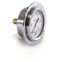 Bourdon 63 mm G 1/4 Front Flange Stainless Steel Pressure Gauge 100 bar MIT3-B22.B31
