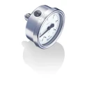 Bourdon Industrial Stainless Steel 63 mm Dial Pressure Gauge G 1/4 Connection 2.5 bar Maximum Pressure MEX3-F20.B18
