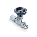 Bourdon Brass Pressure Gauge Cock with 1/2 in G Male Inlet and 1/2 in G Female Outlet Connection ARPX03L