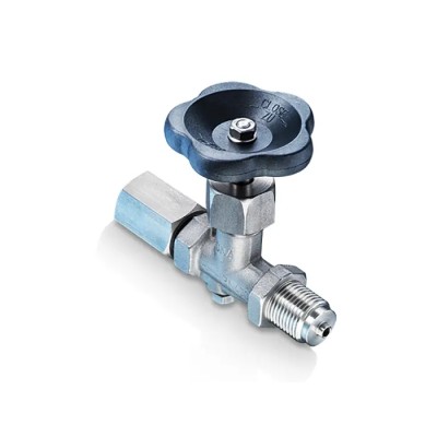 Bourdon Brass Pressure Gauge Cock with 1/2 in G Male Inlet and 1/2 in G Female Outlet Connection ARPX03L