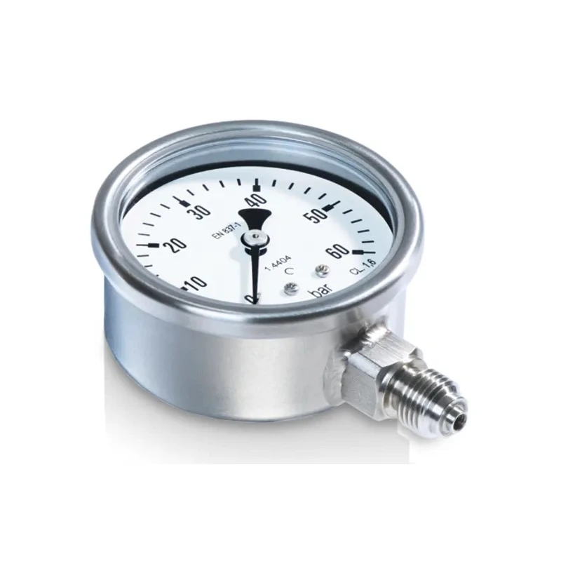 Bourdon 63 mm G 1/4 Bottom Pressure Gauge 60 bar MEX3-D20.B29