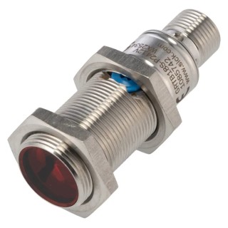 SICK Background Suppression Photoelectric Sensor Barrel Style 20 mm to 150 mm Detection Range PNP Output IP67 GRTB18S-P2412V