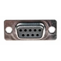 RS PRO 9 Way Straight 2.74 mm Pitch Panel Mount D-Sub Connector Female 473-896