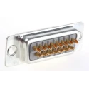 RS PRO 15 Way Straight 2.74 mm Pitch Panel Mount Female D-Sub Connector 473-919