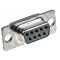 RS PRO 9 Way Straight 2.74 mm Pitch Panel Mount D-Sub Connector Female 473-896