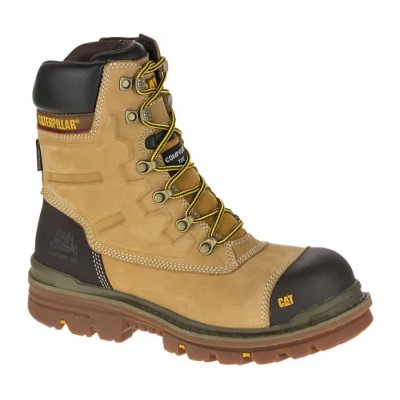 CAT Premier Honey Composite Toe Capped Men's Safety Boots Size UK 12 EU 46 Water Resistant HRO SRC Slip Resistant P720148