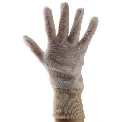 RS PRO White 35% Cotton 65% Polyester Work Gloves Size 10 184-6018