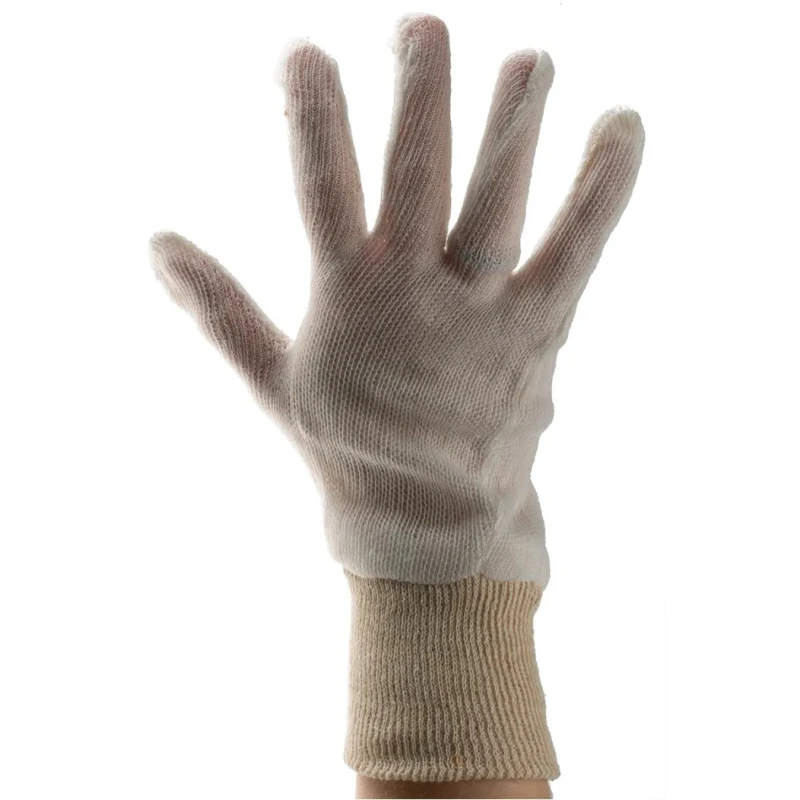 RS PRO White 35% Cotton 65% Polyester Work Gloves Size 10 184-6018