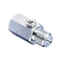 Bourdon Brass Carbon Steel Pressure Gauge Adapter G 1/2 with Pulsation Dampener ARA-10.D30L