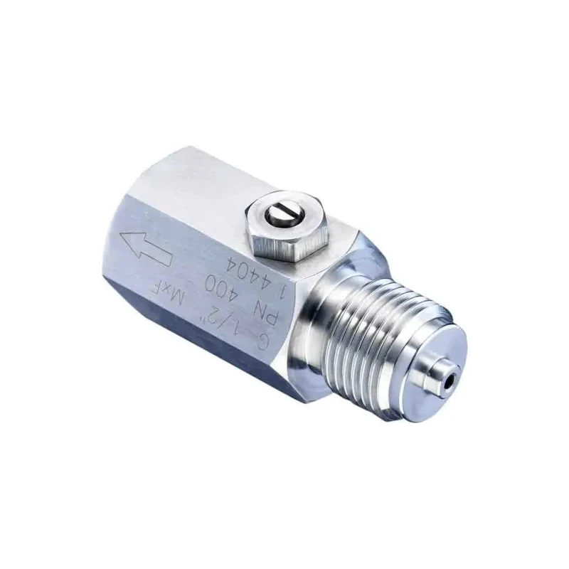 Bourdon Brass Carbon Steel Pressure Gauge Adapter G 1/2 with Pulsation Dampener ARA-10.D30L