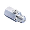 Bourdon Brass Carbon Steel Pressure Gauge Adapter G 1/2 with Pulsation Dampener ARA-10.D30L