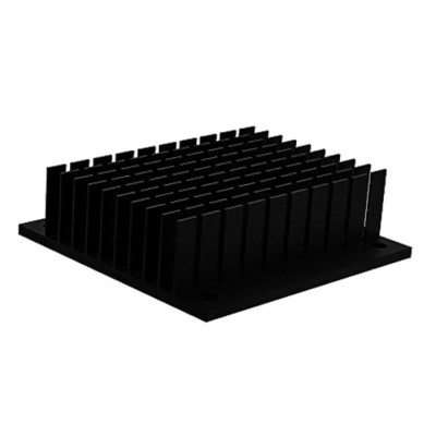 SPREADFAST Heatsink 1/2 Brick DC/DC Converter Aluminium Black 61mm x 57.9mm x 17.3mm HS-DC-1/2-LFL-17