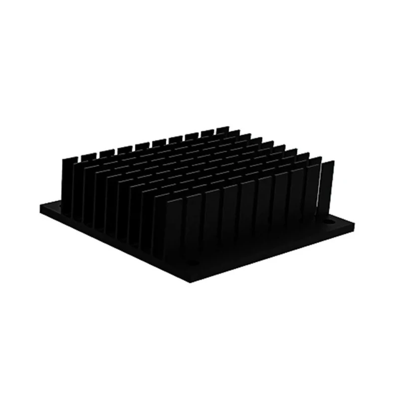 SPREADFAST Heatsink 1/2 Brick DC/DC Converter Aluminium Black 61mm x 57.9mm x 17.3mm HS-DC-1/2-LFL-17