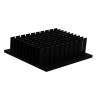 SPREADFAST Heatsink 1/2 Brick DC/DC Converter Aluminium Black 61mm x 57.9mm x 17.3mm HS-DC-1/2-LFL-17