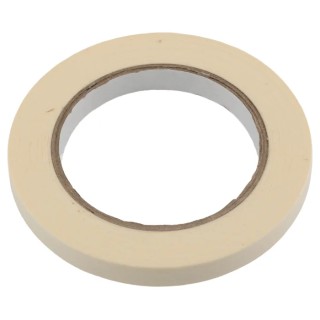 RS PRO White RS PRO Masking Tape 12mm Width x 50m Length, 0.11mm Thickness, Rubber Adhesive 184-6799