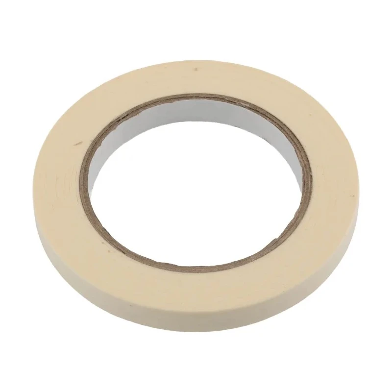 RS PRO White RS PRO Masking Tape 12mm Width x 50m Length, 0.11mm Thickness, Rubber Adhesive 184-6799