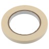 RS PRO White RS PRO Masking Tape 12mm Width x 50m Length, 0.11mm Thickness, Rubber Adhesive 184-6799