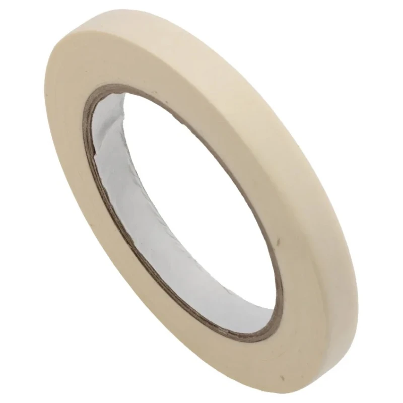 RS PRO White RS PRO Masking Tape 12mm Width x 50m Length, 0.11mm Thickness, Rubber Adhesive 184-6799