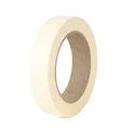 RS PRO Beige Masking Tape 38mm x 50 m Rubber Adhesive Crepe Paper Backing 0.11mm Thickness 184-6800