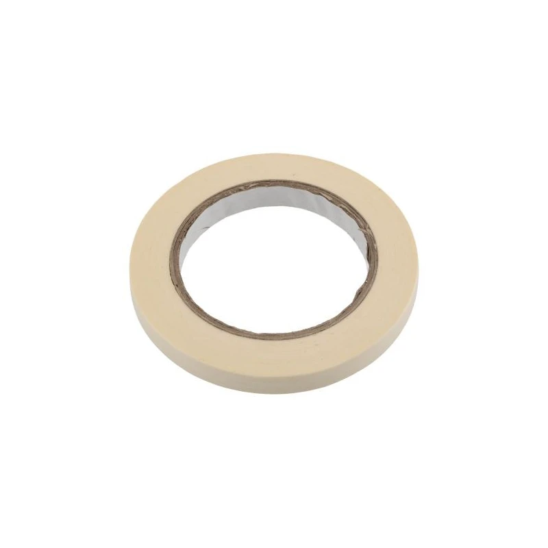 RS PRO Masking Tape 12mm Width x 50m Length, Crepe Paper Backing, Rubber Adhesive, Model 184-6803